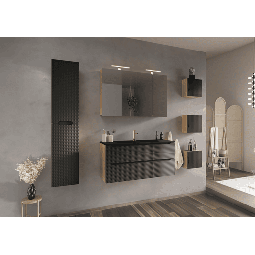 Armários Laterais LUXOR SCAB35 1D 35x19x35 Preto