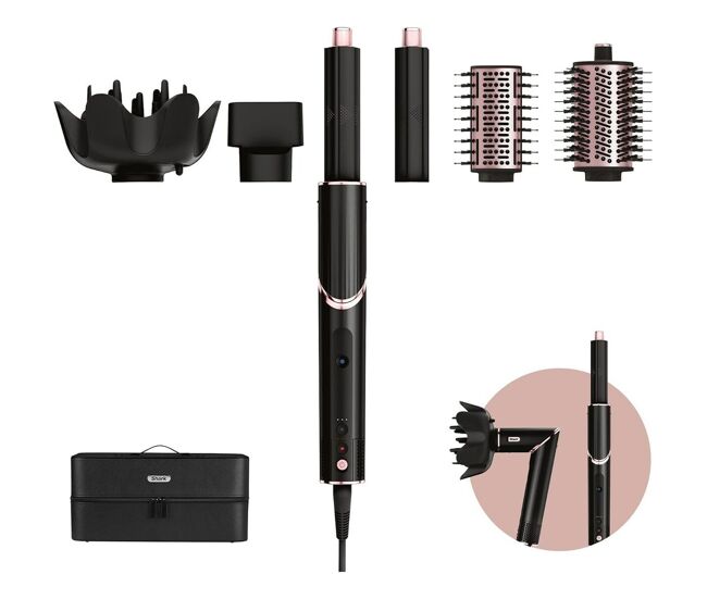 Secador de pelo shark hd440eu negro rosa 1400 w