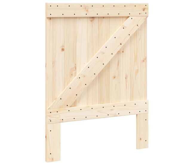 Vidaxl cabecero de cama madera maciza de pino 80x104 cm
