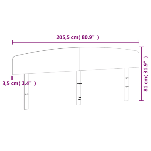 vidaXL Cabeceira 200 cm madeira de pinho maciça castanho-mel