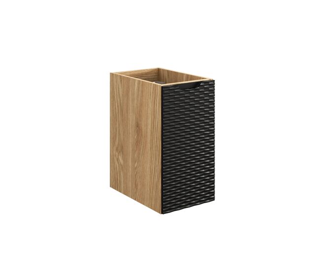 Armarios laterales ocean scab30 1d 30x46x57 negro