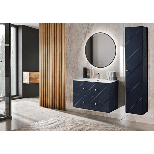 Armário Alto ELEGANCE HC35 2D 35x33x170 Azul