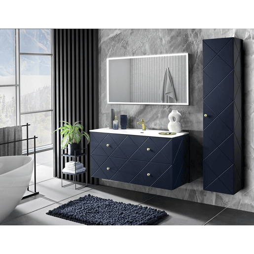 Armário Alto ELEGANCE HC35 2D 35x33x170 Azul