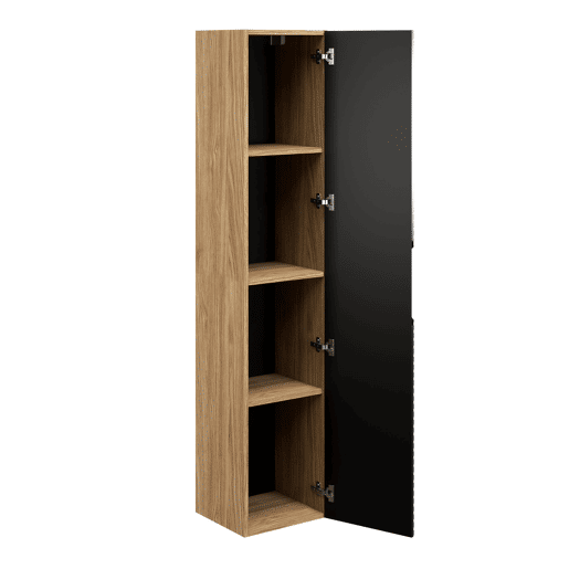 Armário Alto OCEAN HC35 1D 35x33x170 Preto