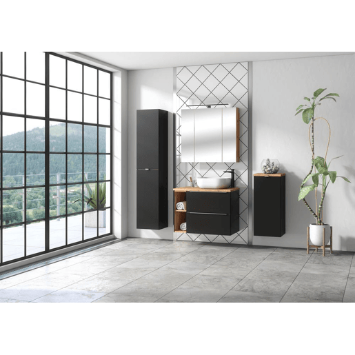 Armários Laterais CAPRI SCAB35 1D 35x35x80 Preto