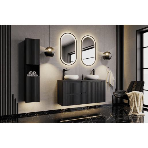 Armários Laterais NOVA SCAB20 1D 20x39x57 Preto
