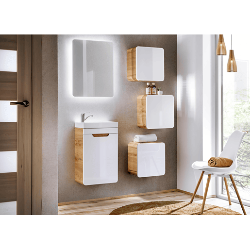 Armários Laterais ARUBA SCAB35 1D 35x22x35 Branco