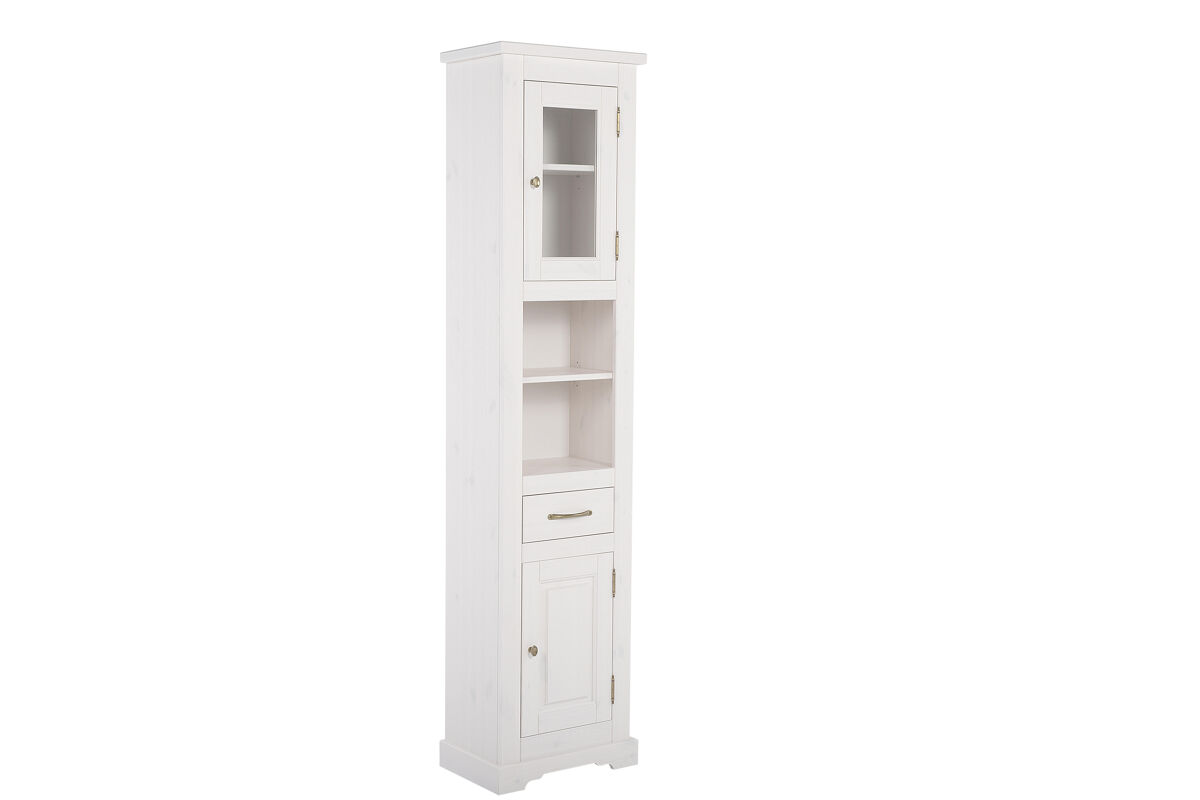 Armario alto romantic hc45 2d1d 45x30x190 blanco