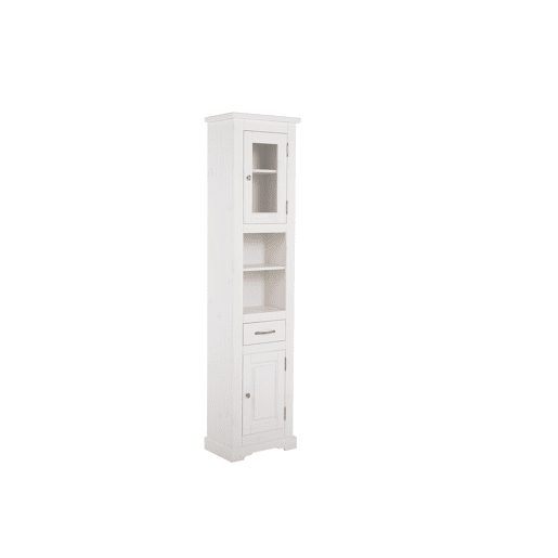 Armário Alto ROMANTIC HC45 2D1D 45x30x190 Branco