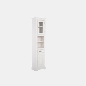 Armário Alto ROMANTIC HC45 2D1D 45x30x190 Branco