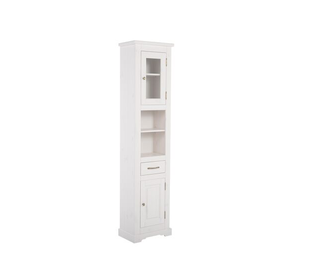 Armario alto romantic hc45 2d1d 45x30x190 blanco