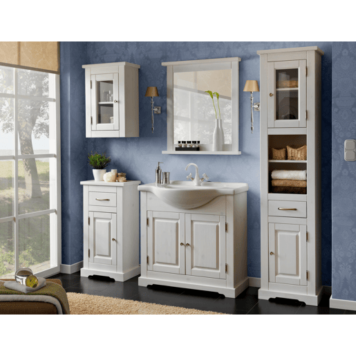Armário Alto ROMANTIC HC45 2D1D 45x30x190 Branco