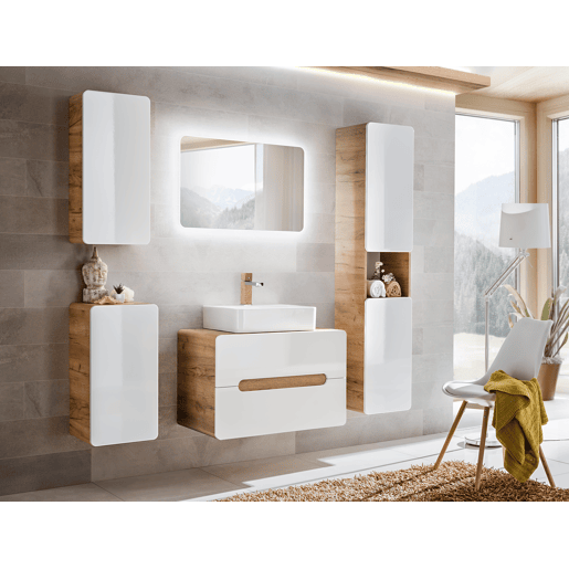 Armários Laterais ARUBA SCAB35 1D 35x32x68 Branco
