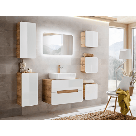 Armários Laterais ARUBA SCAB35 1D 35x32x68 Branco
