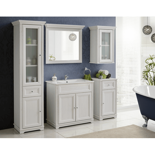 Armário Alto PALACE HC49 2D1D 49x43x190 Branco