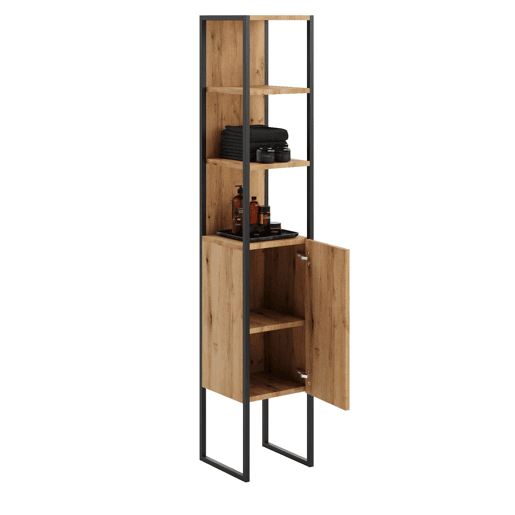 Armário Alto AURA HC33 1D 33x33x180 Bege