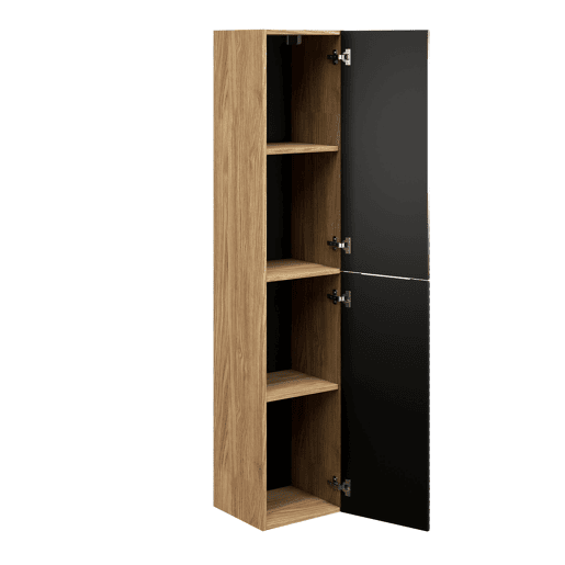 Armário Alto OCEAN HC35 2D 35x33x170 Preto