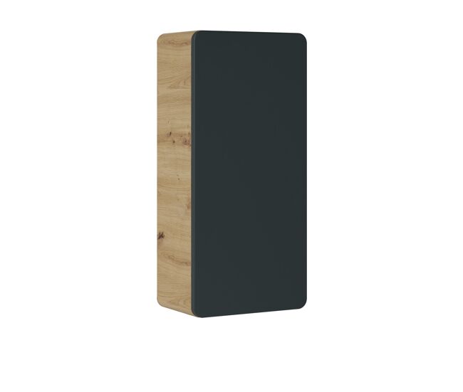 Armarios laterales aruba scab35 1d 35x22x75 gris oscuro
