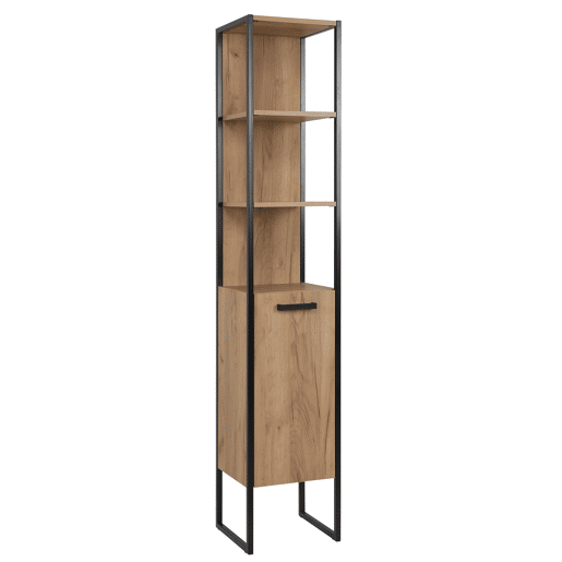 Armário Alto BROOKLIN HC35 1D 35x33x185 Bege