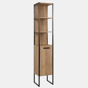 Armário Alto BROOKLIN HC35 1D 35x33x185 Bege