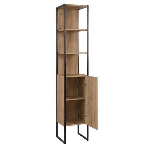 Armário Alto BROOKLIN HC35 1D 35x33x185 Bege