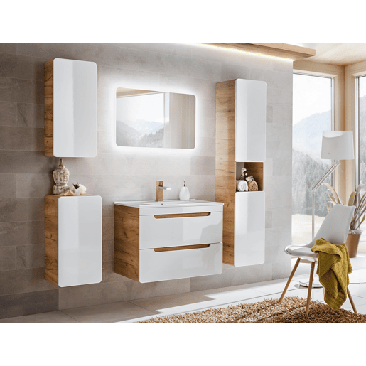 Armário Alto ARUBA HC25 2D 25x39x170 Branco