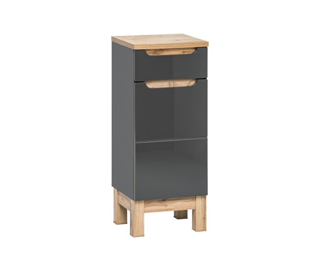 Armarios laterales bali scab35 1d1d 35x33x86 gris oscuro