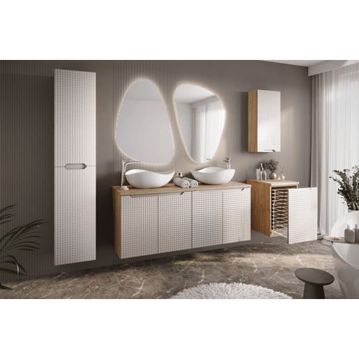 Armários Laterais LUXOR SCAB35 1D 35x19x75 Bege