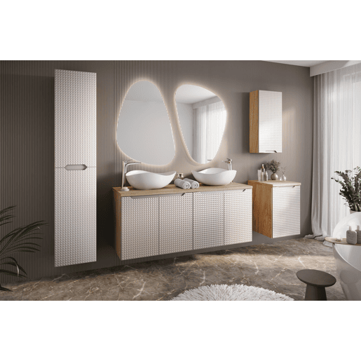 Armários Laterais LUXOR SCAB40 1D 40x46x57 Bege