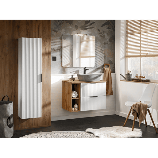 Armário Alto ADEL HC35 1D 35x25x140 Branco
