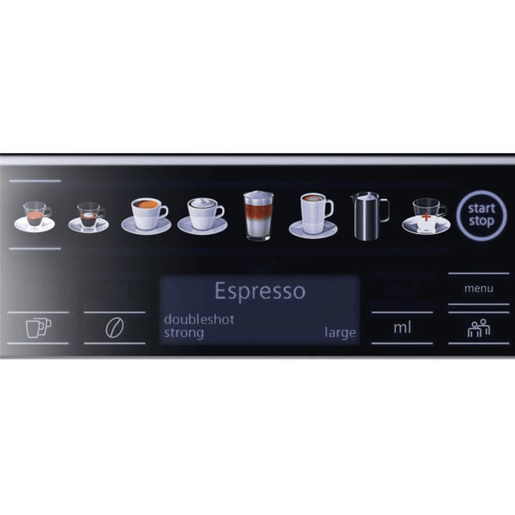 Cafeteira Superautomática Siemens AG EQ.6 plus s500 Espresso Preto metálico 1500 W 19 bar 2 Kopjes 1,7 L