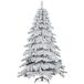 Árbol de Navidad Plástico, Metal HOMCOM, hogar - decoración Árbol de Navidad Plástico, Metal HOMCOM, hogar - decoración Blanco/ Verde