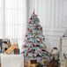 Árbol de Navidad Plástico, Metal HOMCOM, hogar - decoración Árbol de Navidad Plástico, Metal HOMCOM, hogar - decoración Blanco/ Verde