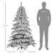 Árbol de Navidad Plástico, Metal HOMCOM, hogar - decoración Árbol de Navidad Plástico, Metal HOMCOM, hogar - decoración Blanco/ Verde