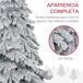Árbol de Navidad Plástico, Metal HOMCOM, hogar - decoración Árbol de Navidad Plástico, Metal HOMCOM, hogar - decoración Blanco/ Verde
