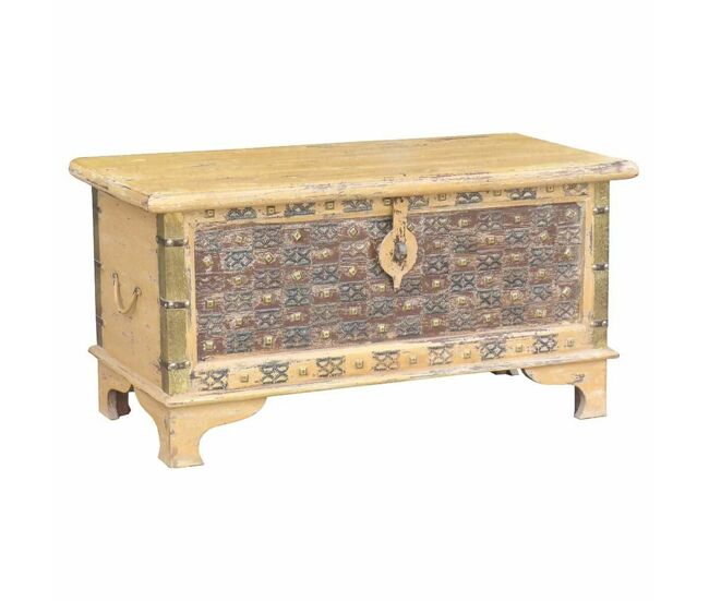 Baúl alexandra house living madera de mango 40 x 45 x 90 cm