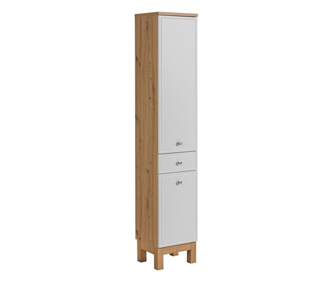 Armario alto samoa hc35 2d1d 35x33x186 blanco