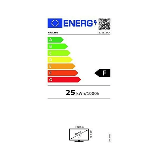 Monitor Philips 271E1SCA00 27 LED VA LCD Flicker free 50-60 Hz