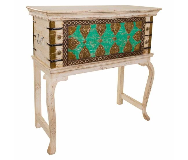 Baúl alexandra house living madera de mango 41 x 90 x 90 cm