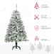 Árbol de Navidad Plástico, Acero HOMCOM, hogar - decoración Árbol de Navidad Plástico, Acero HOMCOM, hogar - decoración Blanco/ Verde