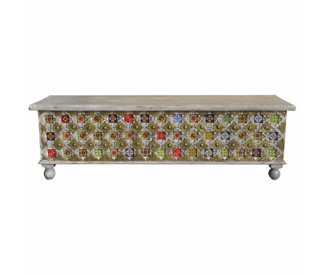 Baúl alexandra house living madera de mango 40 x 45 x 146 cm