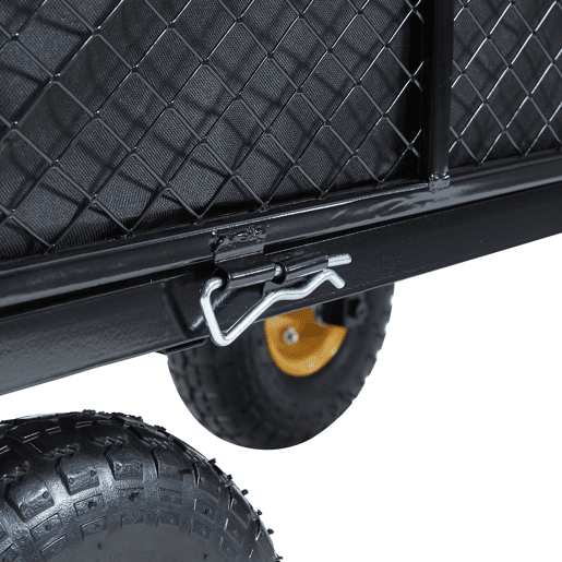 Carro de transporte Corropoli 112x51cm max 550kg - PretoAmarelo pro.tec