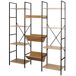 Max Home Estantería madera 11 estantes 125 Max Home Estantería madera 11 estantes 125 Negro/ Madera