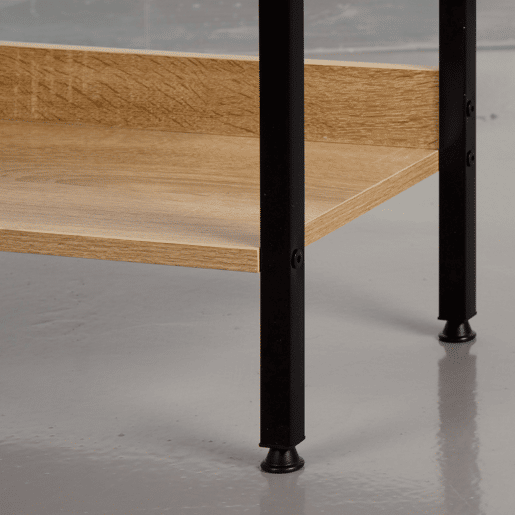 Max Home Prateleira de madeira 4 prateleiras 60x28x126 cm Max Home Prateleira de madeira 4 prateleiras 60x28x126 cm