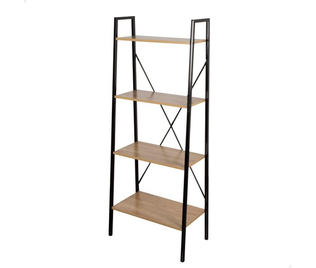 Max home estantería escalera madera 4 estantes máx. 20 kg
