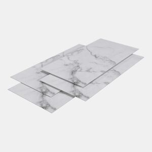 Revestimento de parede Bladel 16 painéis PVC 120x60cm - Mármore Branco neu.haus