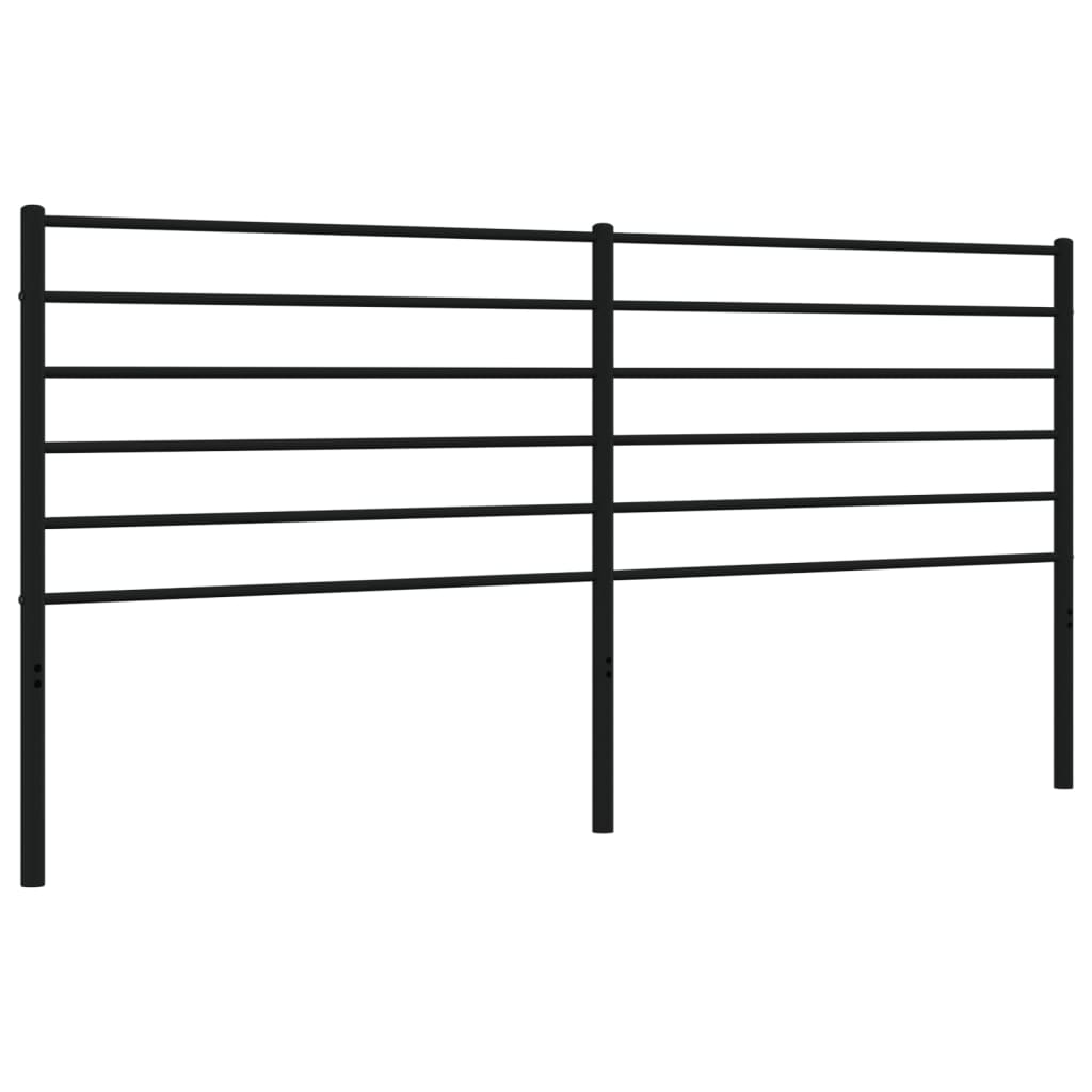 Cabecero de metal negro 193 cm