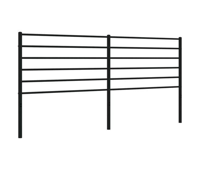Cabecero de metal negro 193 cm