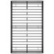 Estructura de cama 120x200 Estructura de cama 120x200 Negro