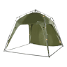 Barendrecht Gazebo de jardim LED com módulo solar 250x250x190 cm - Verde pro.tec